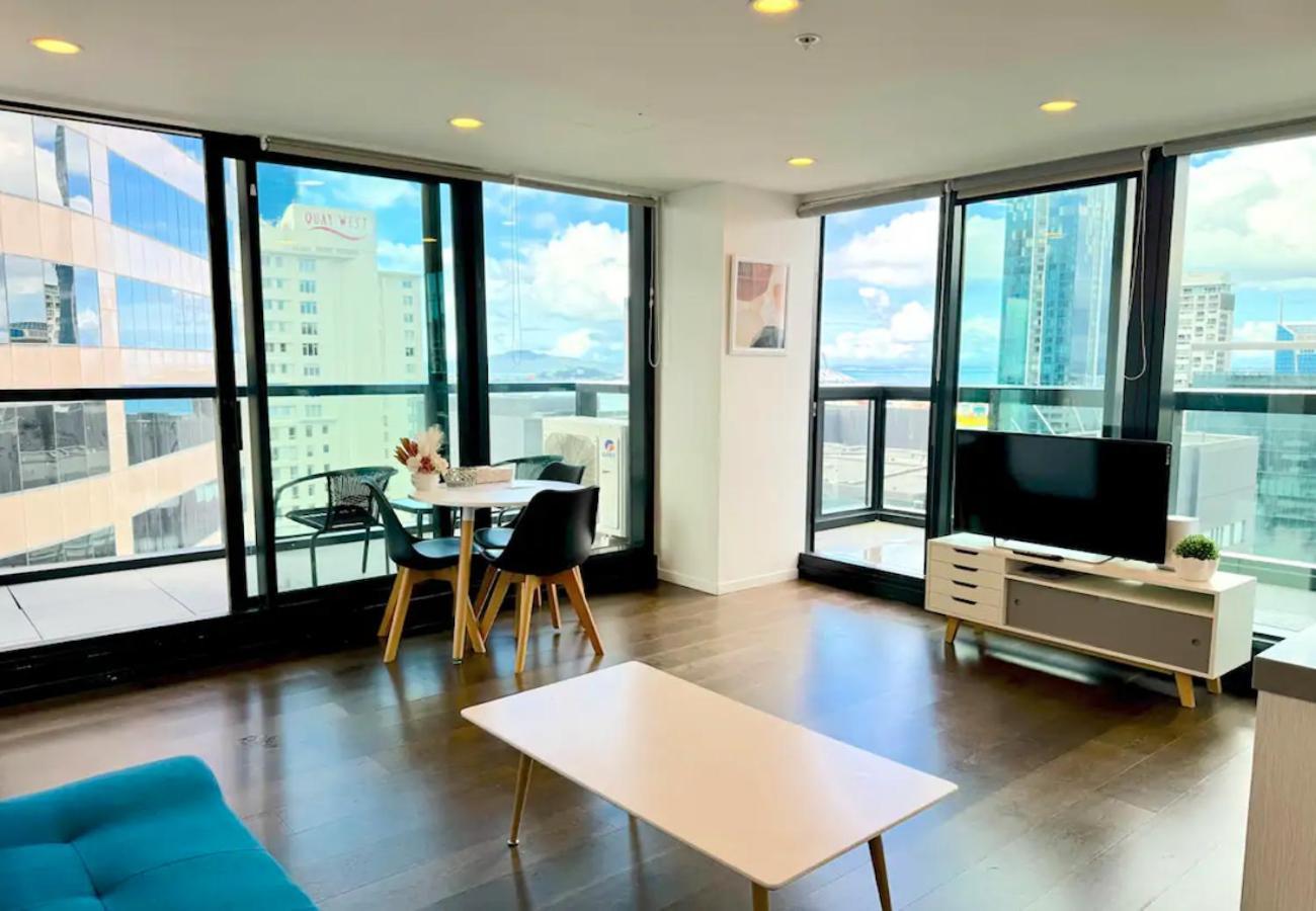 Gorgeous Seaview 2 Bedroom Apartment In Auckland Cbd Exteriér fotografie