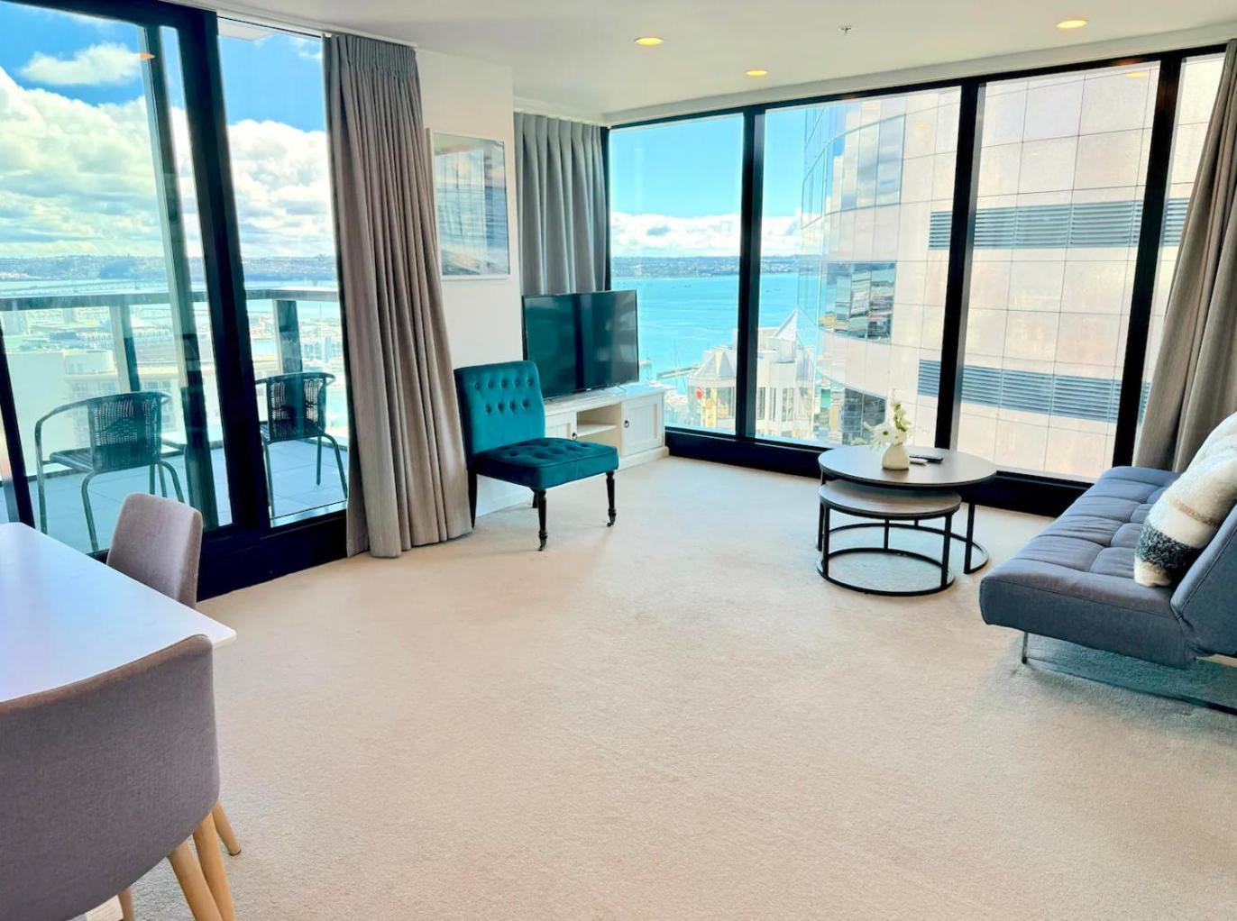 Gorgeous Seaview 2 Bedroom Apartment In Auckland Cbd Exteriér fotografie
