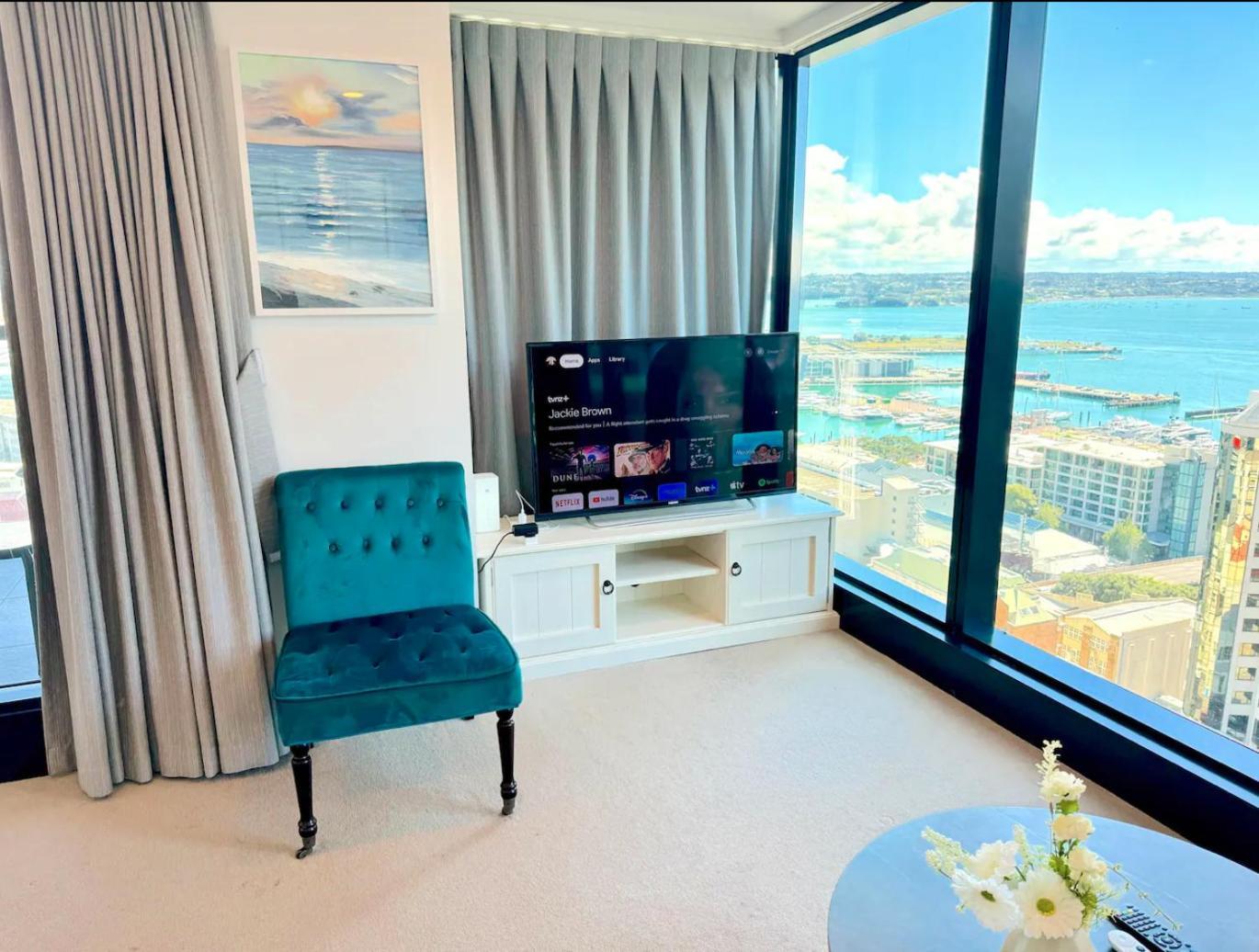 Gorgeous Seaview 2 Bedroom Apartment In Auckland Cbd Exteriér fotografie